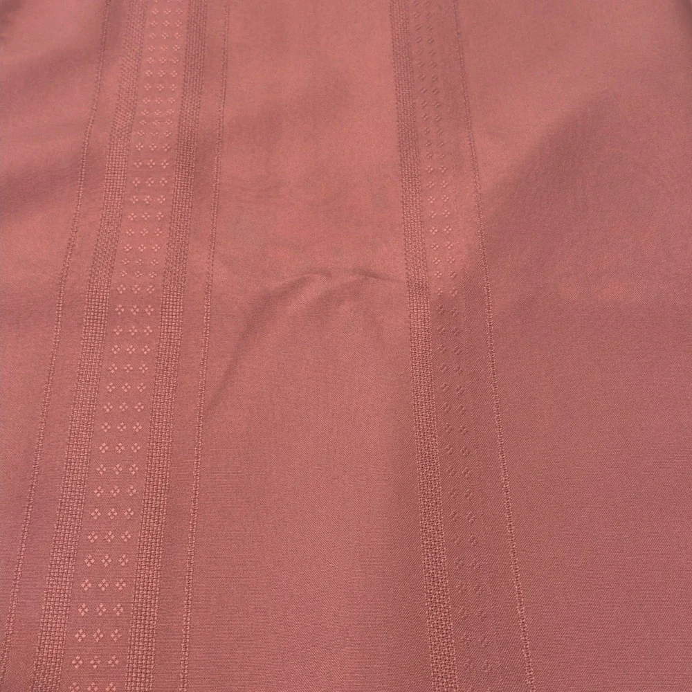 Vintage Tablecloth Jacquard Woven 60x100 Mauve Pink Formal Cottagecore Grandma